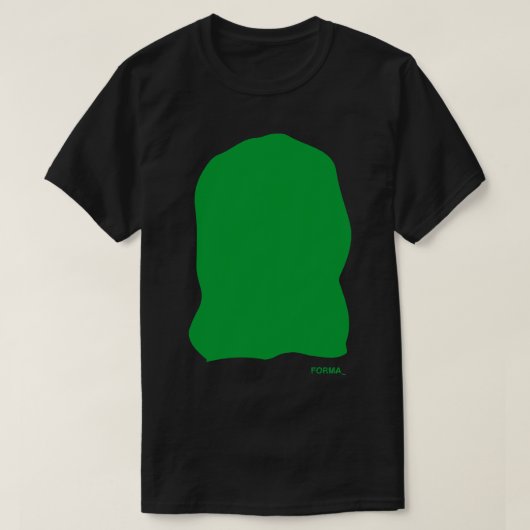 Groene boog forma t-shirt (Design voorkant)
