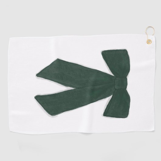 Groene boog golfhanddoek (Horizontaal)