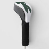 Groene boog golfkop Hoesje Golfheadcover (Schuin)