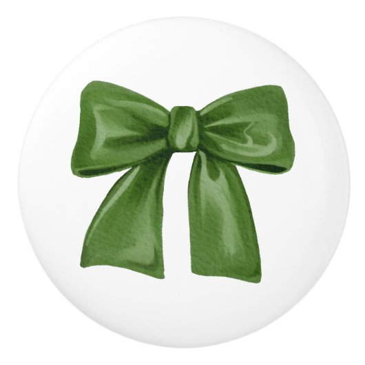 Groene Boog Meubelen Keramische Knop (Voorkant)