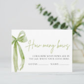 Groene boog raden hoeveel bogen spel kaart (Staand voorkant)