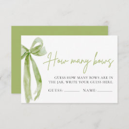 Groene boog raden hoeveel bogen spel kaart