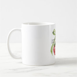 Groene Boog Rode Aardbeien Fruit Koffiemok