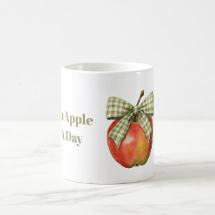 Groene Boog Rode Appel Per Dag Koffiemok