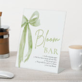 Groene boog Vrijgezellenfeest Bloem Bloem Bar Teke Reclamebord Met Voetstuk (Insitu)