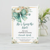 Groene boog vrijgezellenfeest kaart (Staand voorkant)