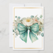 Groene boog vrijgezellenfeest kaart (Achterkant)