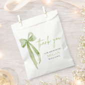 Groene boog Ze bindt de knoop Vrijgezellenfeest Bedankzakje (Geknipt)