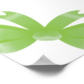 Groene boog Ze bindt de knoop Vrijgezellenfeest Poster (Hoek)