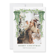 Groene Boogslinger Kerst Foto Vakantiefoto Kaart