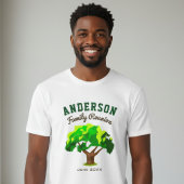 Groene Boom aangepaste gezinshereniging T-shirt