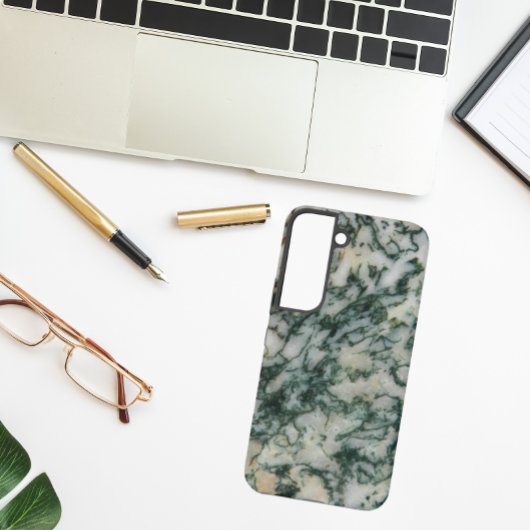 Groene boom Agate Patroon Samsung Galaxy Hoesje