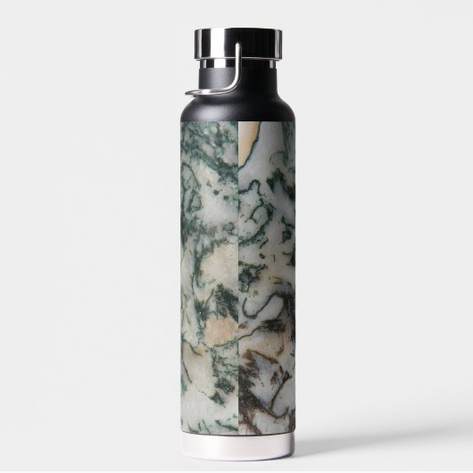 Groene boom Agate Stone Patroon Waterfles (Rechts)