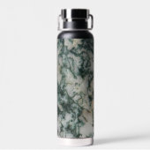 Groene boom Agate Stone Patroon Waterfles (Achterkant)