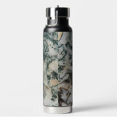 Groene boom Agate Stone Patroon Waterfles (Rechts)