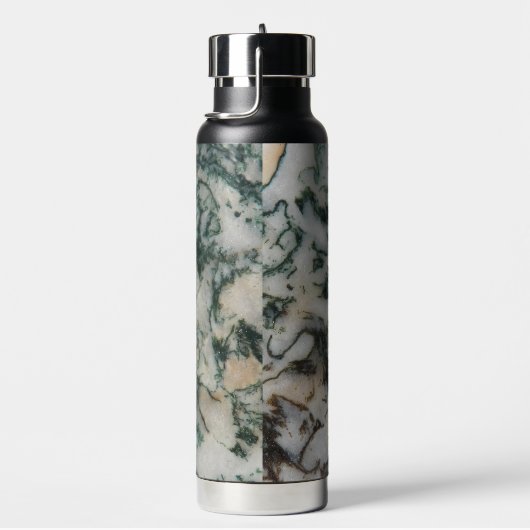 Groene boom Agate Stone Patroon Waterfles (Rechts)