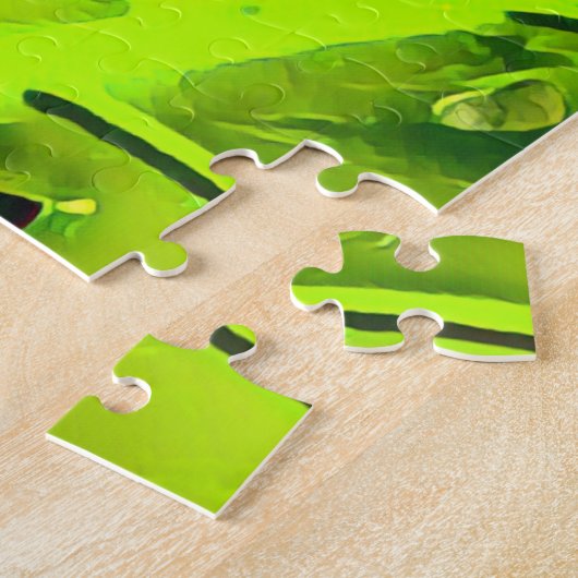 Groene boom Australische kikker Legpuzzel (Zijkant)