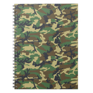 Groene Boom Bark Camo Gift voor pa Notitieboek