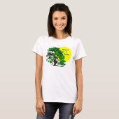 Groene Boom en Gele Zon, Plant een Boom T-shirt (Voorkant volledig)