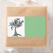 Groene boom etiket (Insitu)