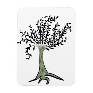 Groene boom magneet
