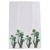 Groene boom medium cadeauzakje (Achterkant)