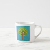 Groene boom met gele bladeren van Chariklia Zarris Espresso Kop (Rechts)