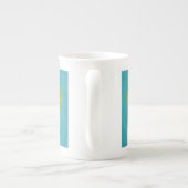 Groene boom met gele bladeren van Chariklia Zarris Porselein Kop (Achterkant)