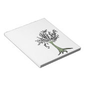 Groene boom notitieblok (Schuin)
