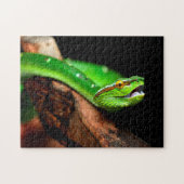 Groene boom Python, Jigzaag Puzzle Legpuzzel (Horizontaal)