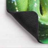 Groene boom Python Mousepad Muismat (Hoek)