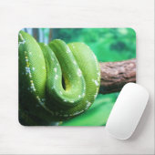 Groene boom Python Mousepad Muismat (Met muis)