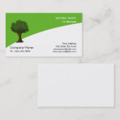 Groene boomgaarden Ingekweekte zorg en landschap Visitekaartje (Voorkant / Achterkant)