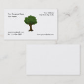 Groene boomgaarden Ingekweekte zorg en landschap Visitekaartje (Voorkant / Achterkant)