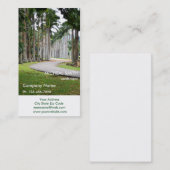 Groene boomgaarden Ingekweekte zorg en landschap Visitekaartje (Voorkant / Achterkant)