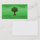 Groene boomgaarden Ingekweekte zorg en landschap Visitekaartje (Voorkant / Achterkant)