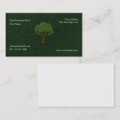 Groene boomgaarden Ingekweekte zorg en landschap Visitekaartje (Voorkant / Achterkant)