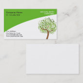 Groene boomgaarden Ingekweekte zorg en landschap Visitekaartje (Voorkant / Achterkant)