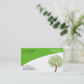 Groene boomgaarden Ingekweekte zorg en landschap Visitekaartje (Staand voorkant)