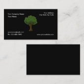 Groene boomgaarden Ingekweekte zorg en landschap Visitekaartje (Voorkant / Achterkant)