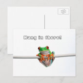 Groene boomkikker - Hang... Briefkaart (Voorkant / Achterkant)