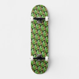 Groene boomkikker persoonlijk skateboard