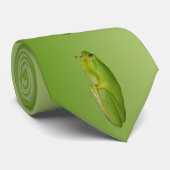 Groene boomkikker stropdas (Opgerold)