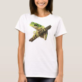 Groene boomkikker t-shirt (Voorkant)