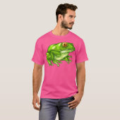 Groene boomkikker t-shirt (Voorkant volledig)