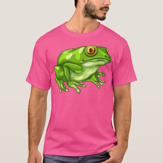 Groene boomkikker t-shirt (Voorkant)