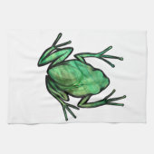 Groene boomkikker theedoek (Horizontaal)