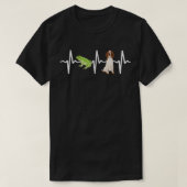 Groene boomkikker Welsh Springer Spaniel Heartbeat T-shirt (Design voorkant)