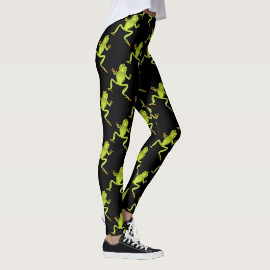 Groene boomkikkers leggings (Rechts)