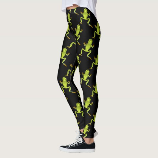 Groene boomkikkers leggings (Links)
